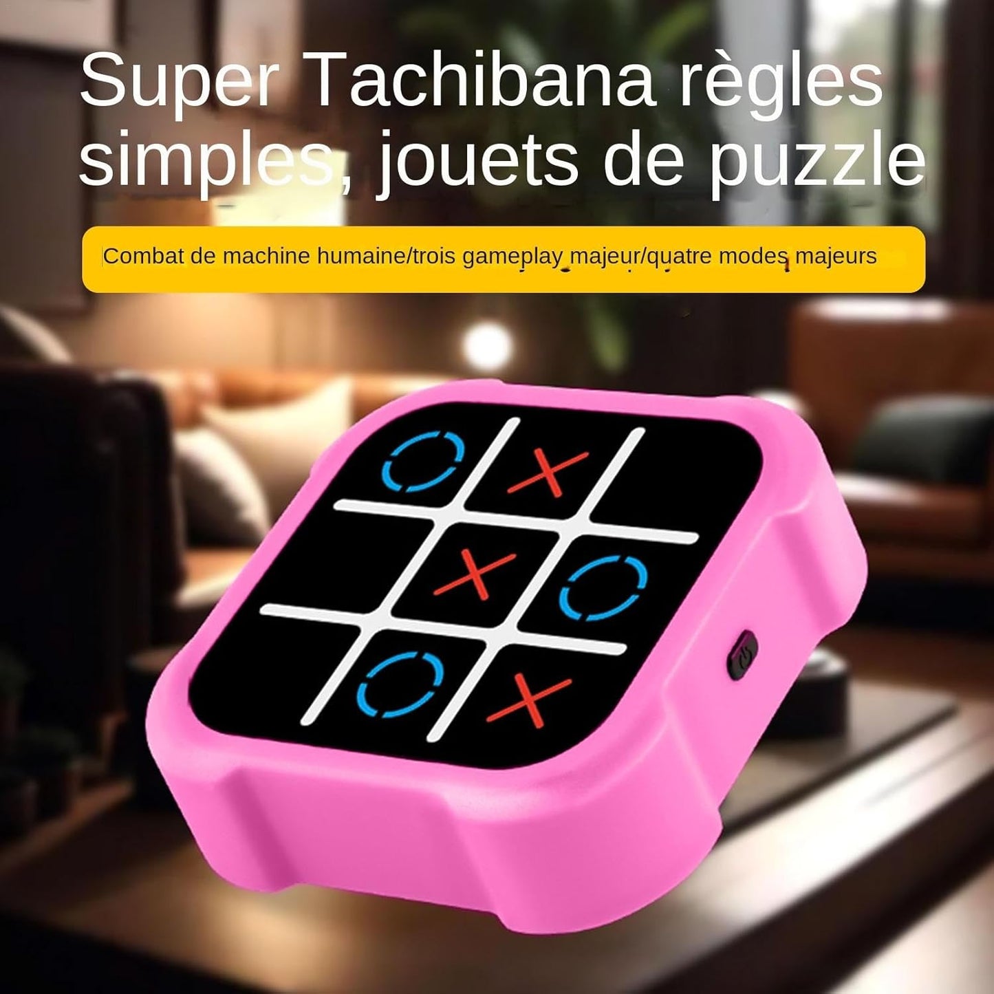 Jeu Électronique Tic-Tac-Toe LED - Divertissement Intemporel pour Petits et Grands